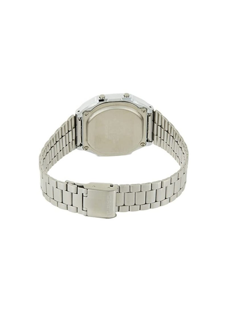 كاسيو Men's Stainless Steel Digital Watch A168WA-1WDF - 36 mm - Silver - Image 5