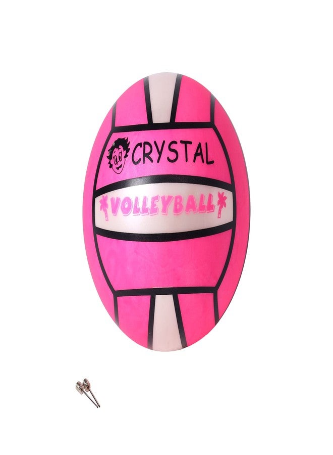 Jupiter Industries® Inflatable Vinyl Ball for Swimming Pool & Garden| Perfect ball for Children, with 2 Inflating Pins - PVC Ball for Kids to use at Pools, Beach, Outdoor & Indoor Play | Size : 22cm (9 Inches) | Crystalball Pink - Image 3