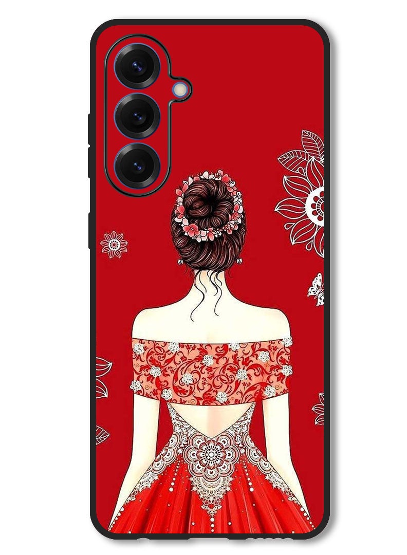 Theodor Case Compatible with Samsung Galaxy A26 Protection Shockproof Bumper Cover Cute Ladyy - Image 1