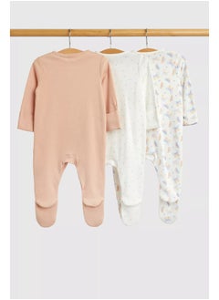 mothercare طقم ملابس نوم للأطفال على شكل فراشة - عبوة من 3 قطع  - Image 1