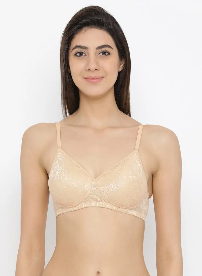 Clovia Padded Non Wired Lace Full Coverage Bra by Styli