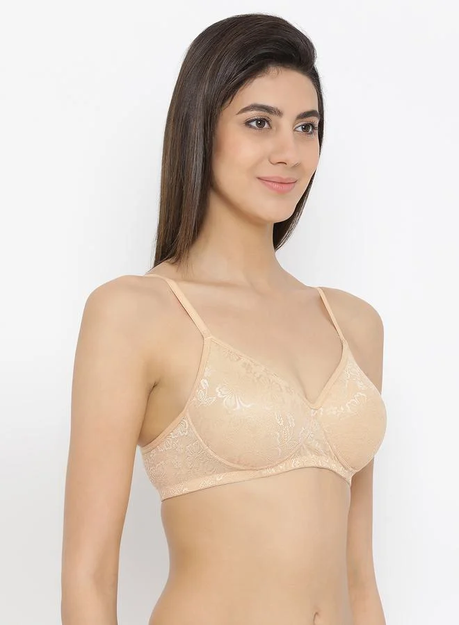 Clovia Padded Non Wired Lace Full Coverage Bra by Styli