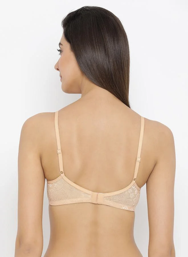 Clovia Padded Non Wired Lace Full Coverage Bra by Styli