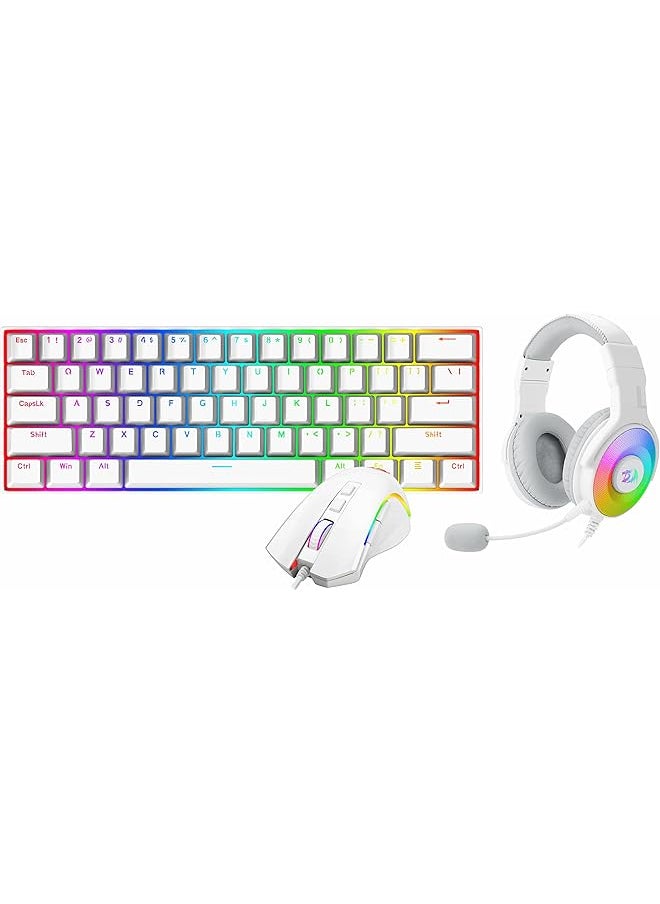 REDRAGON - Kit Gamer 3 In 1 Keyboard K630 Dragonborn Plus Mouse M607 Griffin Plus Headset H350 Pandora - Image 1