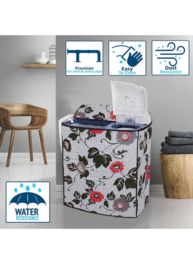 Star Weaves Semi Automatic Washing Machine Cover for Whirlpool 9Kg Top Loading Ace XL - Waterproof & Dustproof Cover KUM21 - Image 3