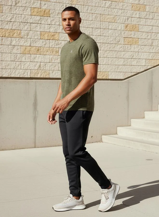 Splash Active  Men Textured Performance T-shirt for Men | Best Price UAE