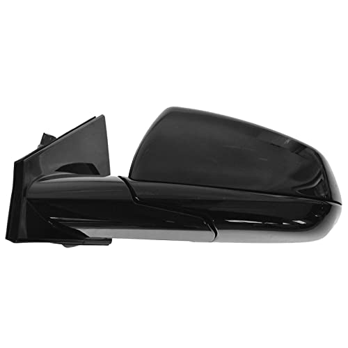 TRQ Driver Side Mirror Assembly Electric Adjustment Heated No Memory Black Compatible with 2010-2016 Cadillac SRX GM1320445 - Image 5