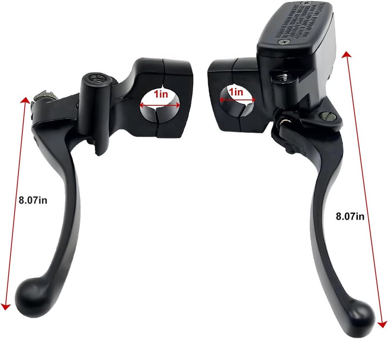 Terisnds 1'' 25mm Left & Right Brake Master Cylinder Clutch Lever for Honda, Kawasaki, Suzuki, Yamaha - Image 2