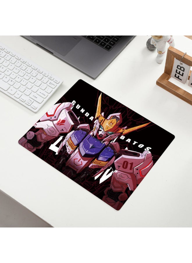 Generic Gundam Cartoon Mouse Pad Game Mat Small Computer Table Mat Precision Lock Edge Desk Mat Mat-Color:300*250*4mm-Pattern:F-A5-04  - Image 1