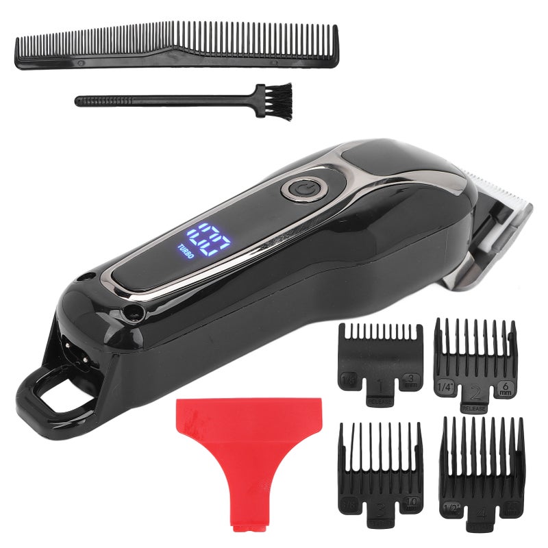 Electric Hair Trimmer Clipper Shaver Professional Hair Cutting Grooming Kit with 4 Guide Combs for Men - Image 2