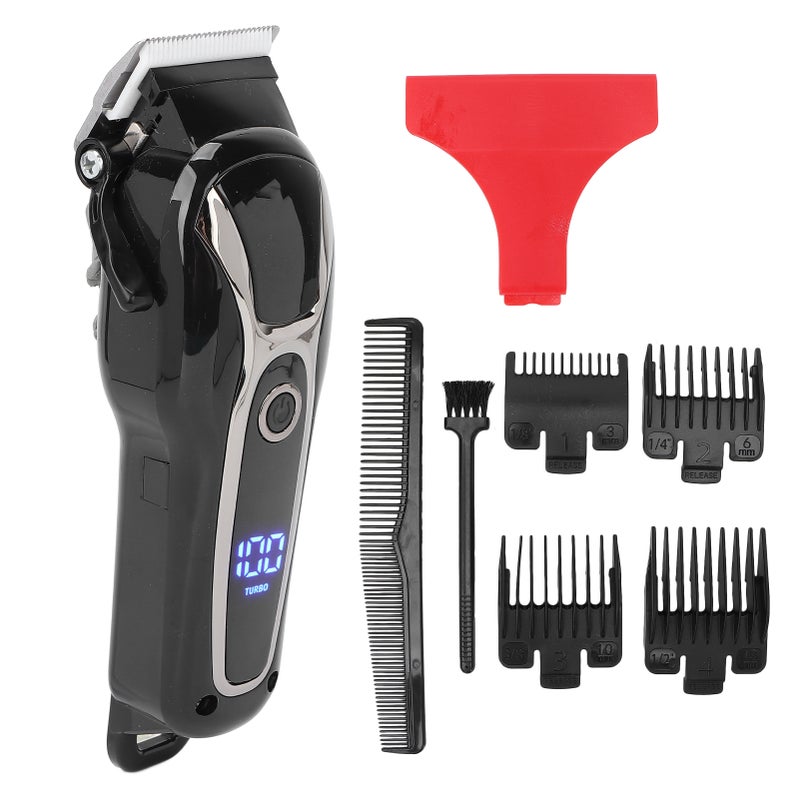 Electric Hair Trimmer Clipper Shaver Professional Hair Cutting Grooming Kit with 4 Guide Combs for Men - Image 5