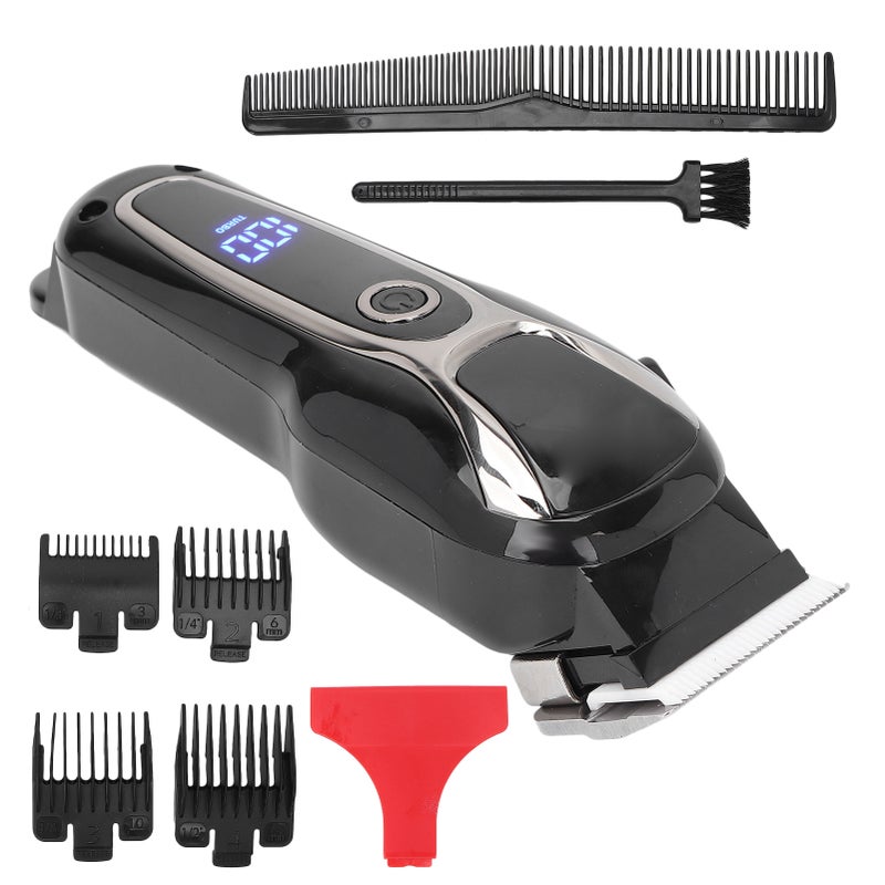 Electric Hair Trimmer Clipper Shaver Professional Hair Cutting Grooming Kit with 4 Guide Combs for Men - Image 3