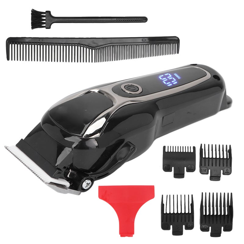 Electric Hair Trimmer Clipper Shaver Professional Hair Cutting Grooming Kit with 4 Guide Combs for Men - Image 4