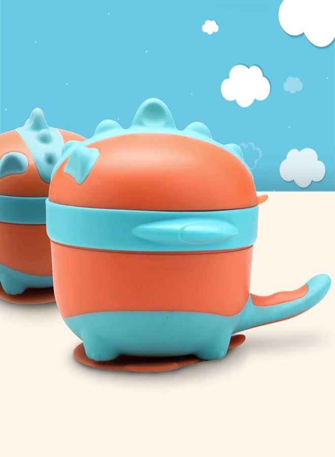 ONE AND ONLY Baby Feeding Bowl Kids Tableware Bowls Food Container BPA-Free 304 Stainless Steel Insulated Bowl Non-Spill Design Multi-Functional Snack/Fruit Box 350ML Capacity Safe Feed Storage - Image 4