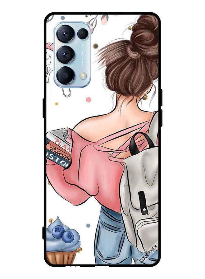 Covernex Protective Case Cover For Oppo Reno5 Pro 5G Books In Hand Plan Literate And History - Image 1