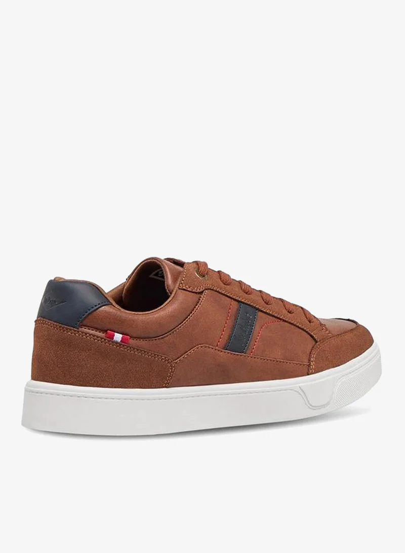 Lee Cooper TAN Men Lace-Up Ankle Sneakers for Men | Best Price UAE