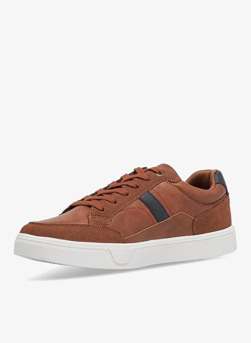 Lee Cooper TAN Men Lace-Up Ankle Sneakers for Men | Best Price UAE