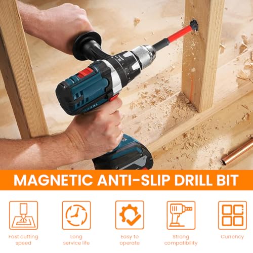 Serplex® Set of 12 TS2 Screwdriver Bit Heavy Duty S2 Alloy Steel Hex Shank TS2 Screwdriver Bits with 6 Length Bit for Impact Driver Electric,with Holder - Image 5