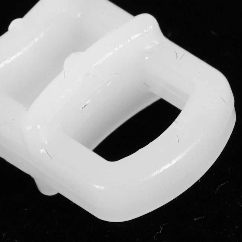Curtain Track Roller Hooks Smooth Movement Silent Operation For Living Room Bedroom Shower Home Office Car Rv White 150Pcs - Image 3