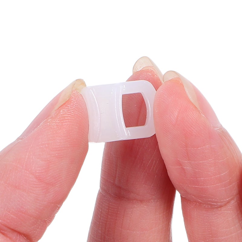Curtain Track Roller Hooks Smooth Movement Silent Operation For Living Room Bedroom Shower Home Office Car Rv White 150Pcs - Image 4