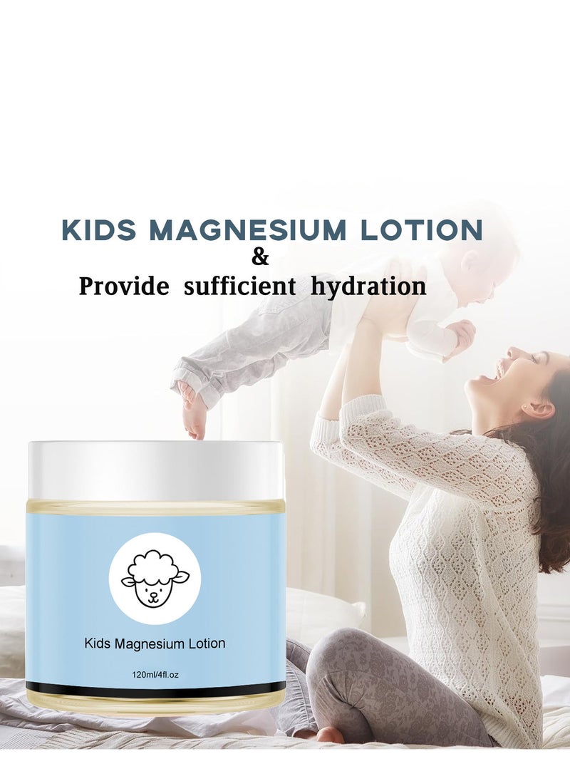 Generic - 8 Sheep Organics Junior Bedtime Lotion – Natural, Organic Calming Magnesium Lotion for Babies and Kids 120ml - Image 1