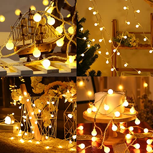 DAILY ART Dailyart Globe String Light, 40 Led 13FT Battery Operated String Lights, Waterproof Outdoor Indoor String Lights for Bedroom, Classroom Decor, Battery Operated Christmas Lights - Image 5