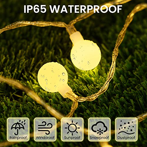 DAILY ART Dailyart Globe String Light, 40 Led 13FT Battery Operated String Lights, Waterproof Outdoor Indoor String Lights for Bedroom, Classroom Decor, Battery Operated Christmas Lights - Image 2