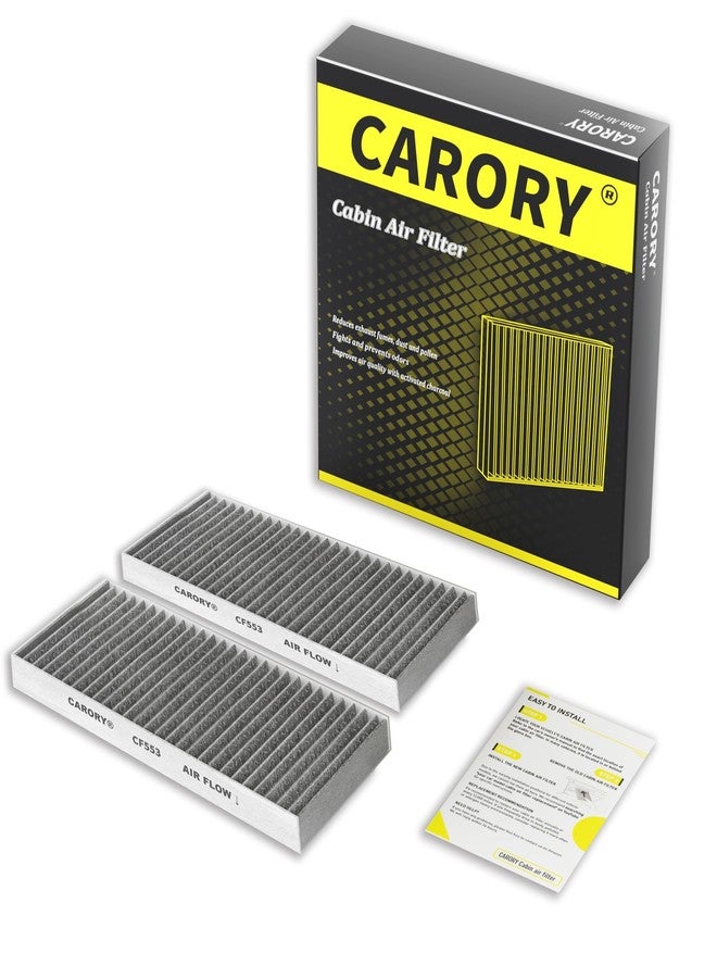 CARORY Cabin Air Filter w/Activated Carbon for Select 2005-2021 Nissan, Suzuki Models - Frontier, NP300, NV1500, NV2500, NV3500, Pathfinder, Pickup, Xterra, Equator, 27274-9CH0A, 27274-EA000, CF10553 - Image 1