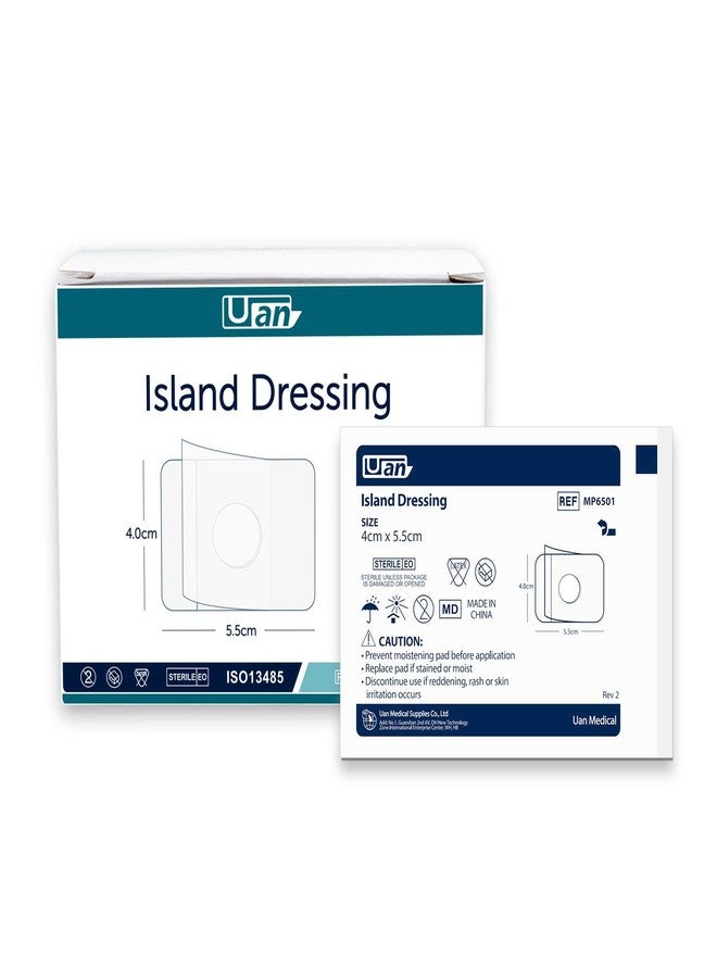 UAN Dialysis Bandage Pressure Adhesive,Quick Stop Instant Clotting Technology Island Dressing, Sterilized, Pack of 50 - Image 1