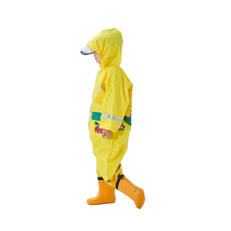 Children'S Unisex Raincoat And Rain Pants, Cute Baby Raincoat, Mermaid, Dinosaur, Cartoon Rain Gear - Image 5