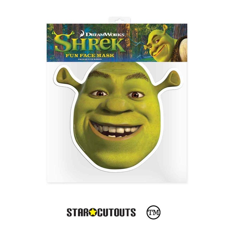 Star Cutouts stsm207, DreamWorks,Shrek Mask,7 x 7 x 3 cm - Image 2