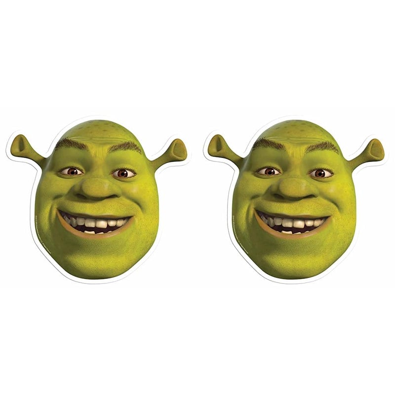 Star Cutouts stsm207, DreamWorks,Shrek Mask,7 x 7 x 3 cm - Image 1