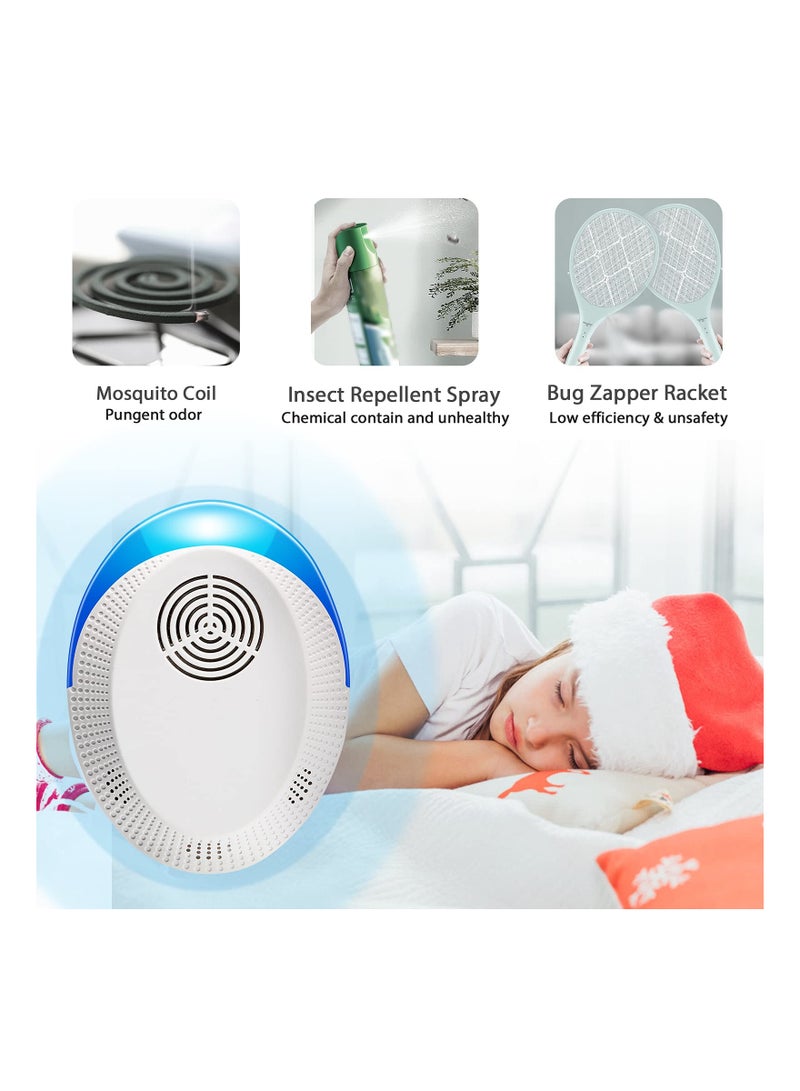 Zikra 4 Pcs Electronic Ultrasonic Mosquito Repellent,  Plug in for Insects, Indoor Pest Control for Living Room, Garage, Office, Hotel - Image 4