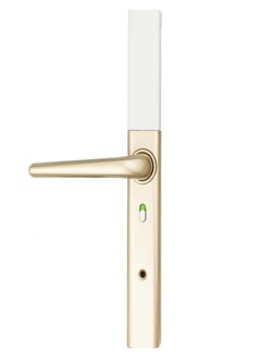 areb Arib Smart Lock with Slim Gold Design 30 * 85 offers 5 unlocking methods Fingerprint PIN Code App RFID Card and Emergency Key It features automatic locking and anti theft security Suitable for home and office use  - Image 2