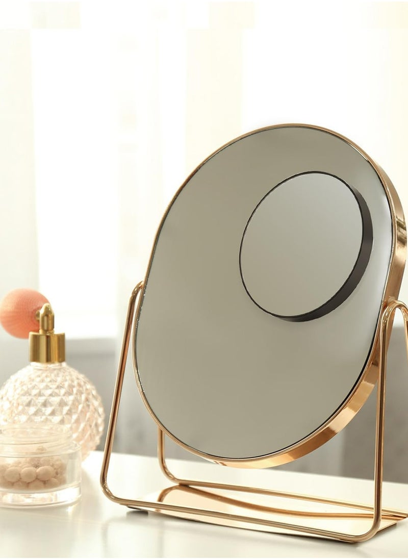 Oasisgalore - 10X(300R) & 20X(200R) Magnifying Mirrors and Two Eyebrow Tweezers Kits, 3.5" Two Suction Cups Magnifier Travel Set - Image 1
