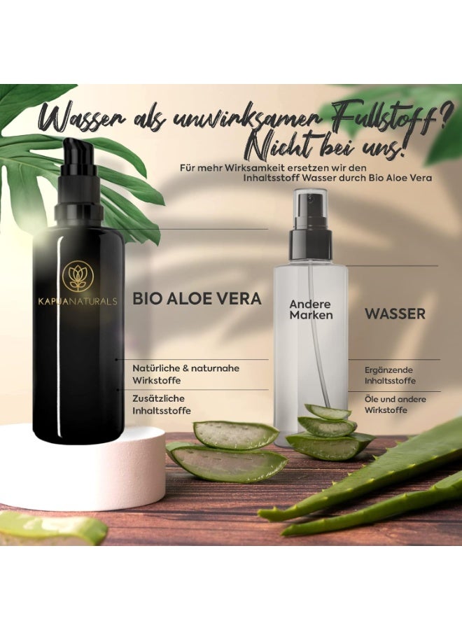 ORGANIC Retinol Serum for Face • 100 ml • 100% Natural • MADE IN GERMANY • Premium Retinol in a unique Formulation • +Hyaluronic Acid +Vitamin C • Retinol Serum for pure and luminous skin - Image 5