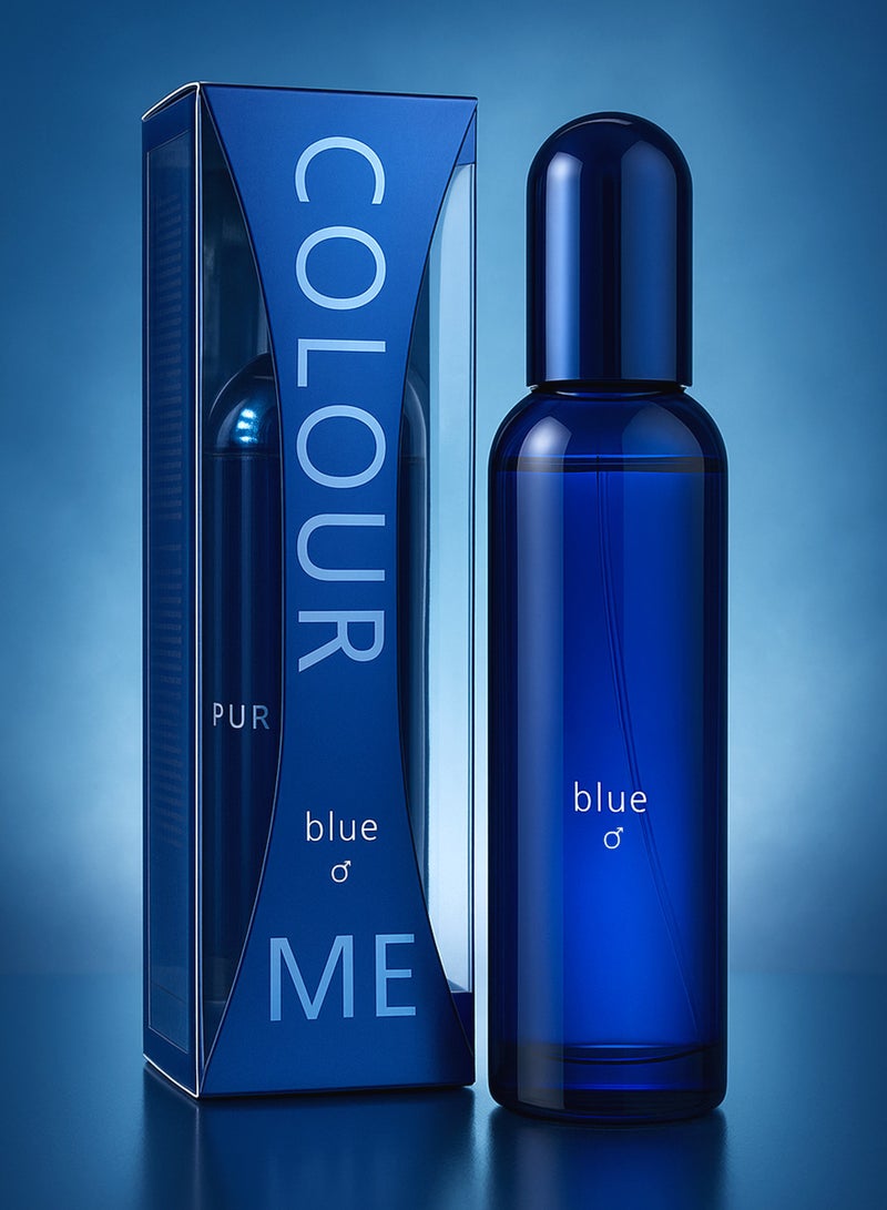 Long Lasting Perfume for Men | Colour Me Blue Eau de Parfum for Men 90ml | Luxury Perfume with Fresh Spicy & Aromatic Men’s Perfume