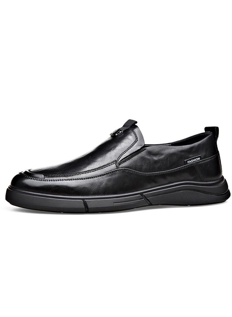 Warrior - Versatile Retro Casual Leather Shoes - Image 1