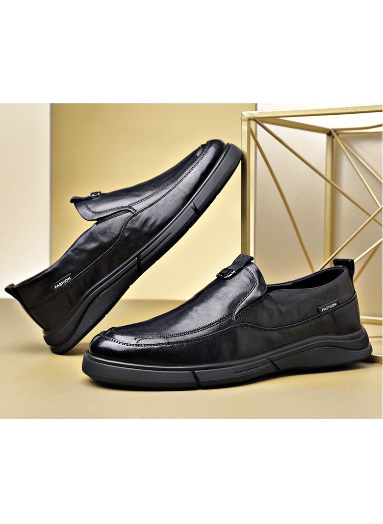 Warrior - Versatile Retro Casual Leather Shoes - Image 1