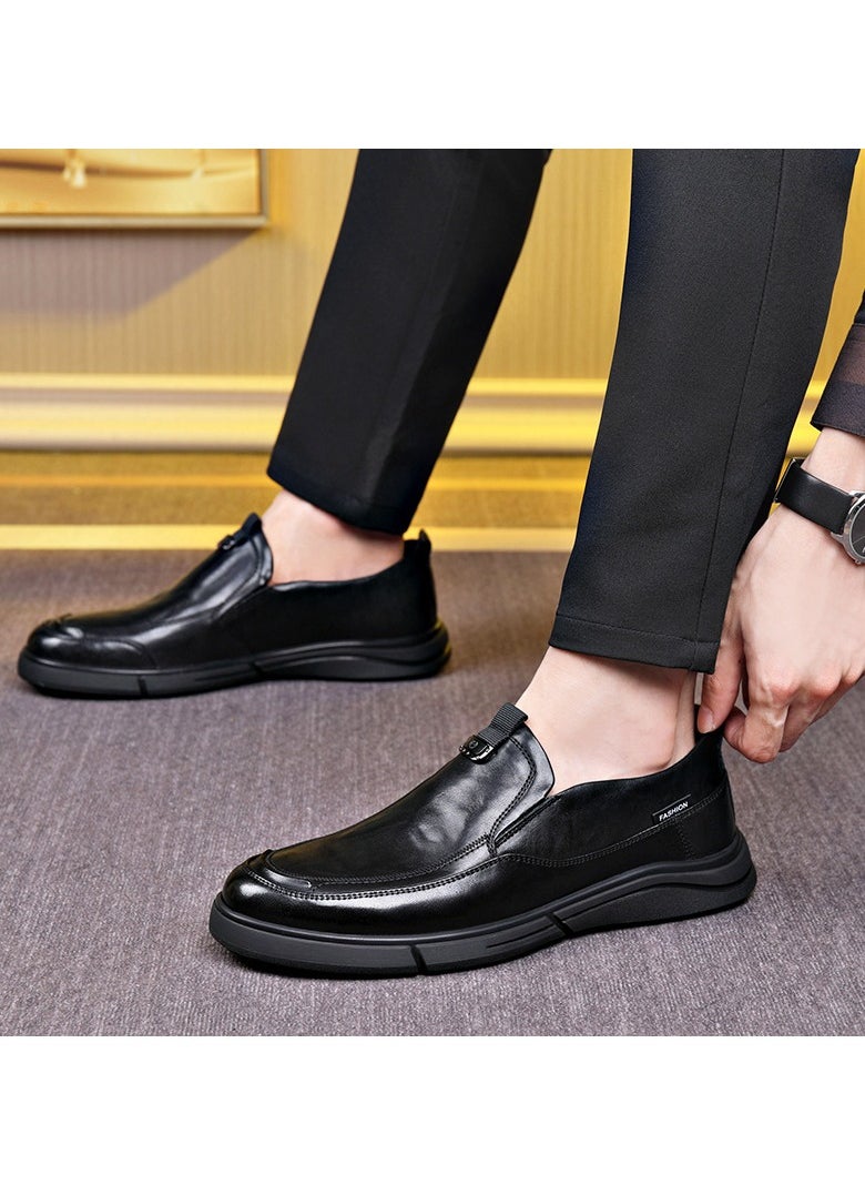 Warrior - Versatile Retro Casual Leather Shoes - Image 1