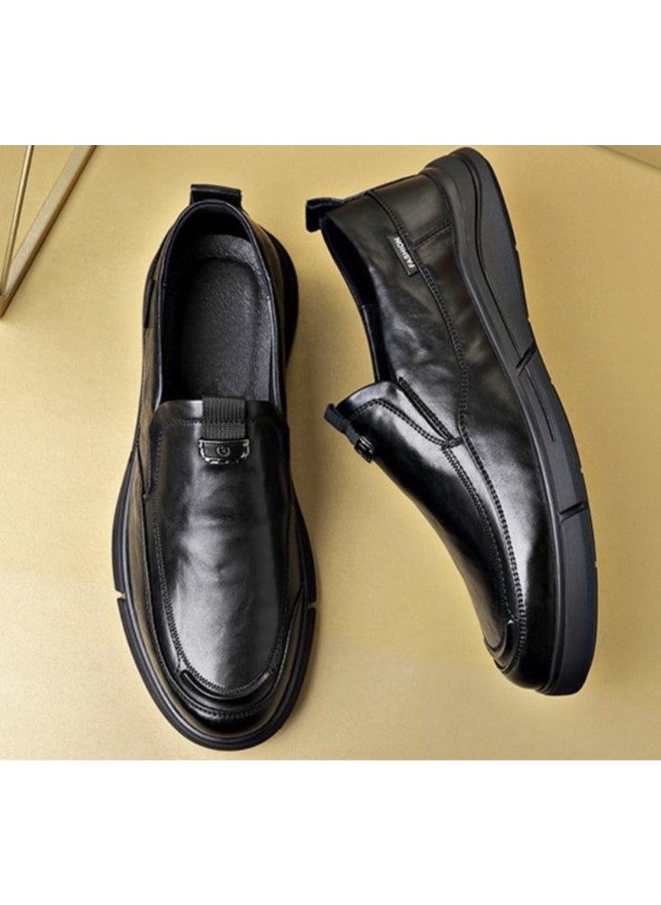 Warrior - Versatile Retro Casual Leather Shoes - Image 1