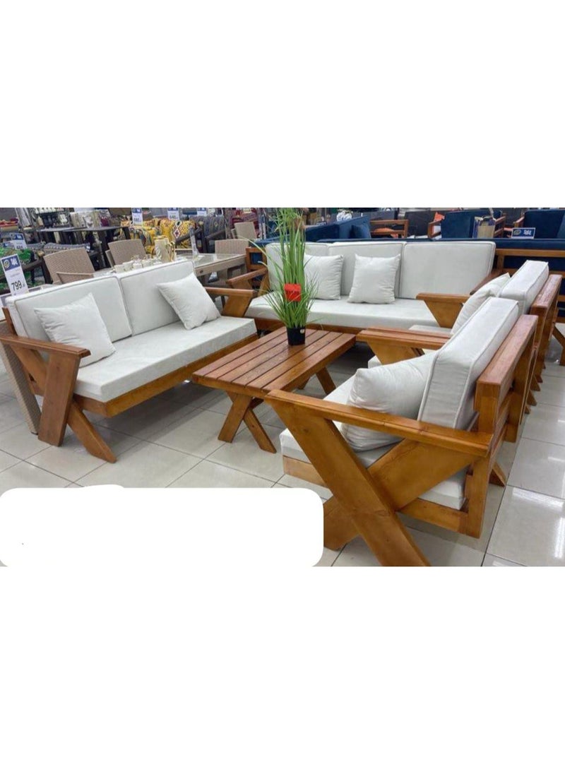Other Manufacturer 4-piece outdoor seating for 7 people with table 
