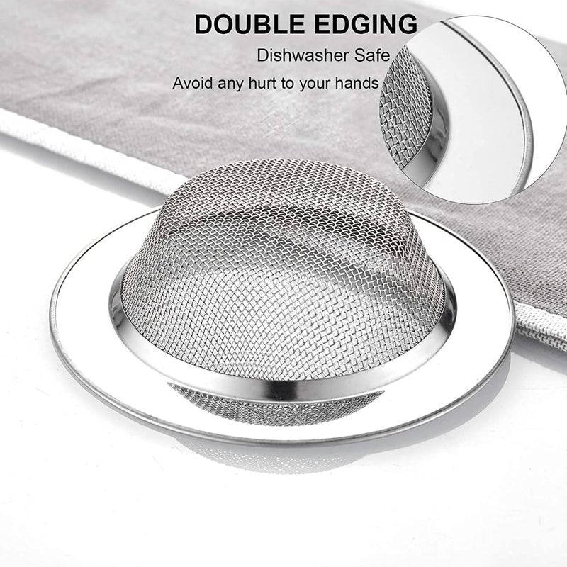 NHSK Enterprise Mesh Sink Strainer Jali for Kitchen Bathroom Drainage Premium Stainless Steel Fine Mesh Sieve Filter Basket with Anti-Clogging Technology Rust-Resistant Easy Clean (1) - Image 2
