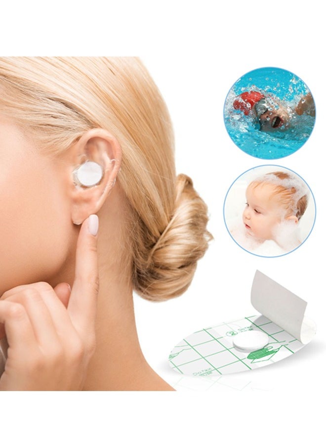 Sefudun 60 Pieces Waterproof Ear Protector Cover for Swimming Shower Ear Protectors with Ear Plugs for Kids Newborn Disposable Ear Covers for Shower Surfing Snorkeling and Other Water Sports  - Image 3