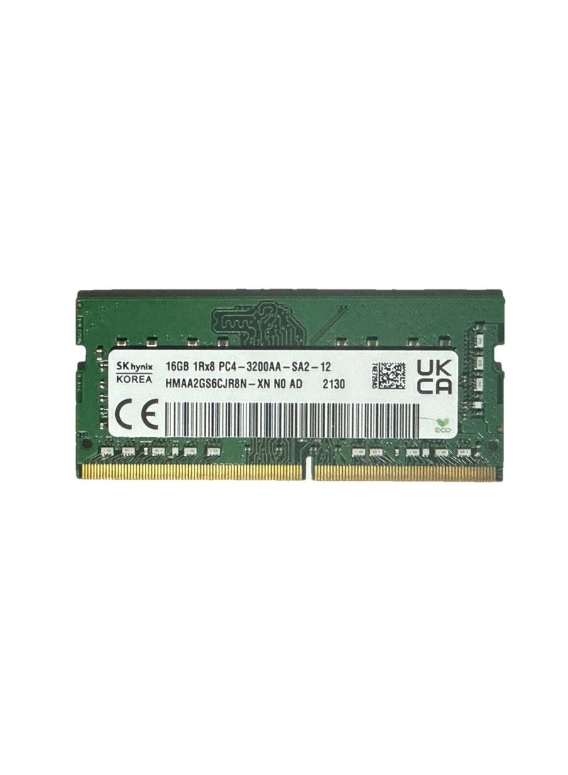 وحدة ذاكرة SK...Hynix 16 جيجابايت DDR4 SO-DIMM للكمبيوتر المحمول 3200 ميجاهرتز PC4-3200AA - Image 1