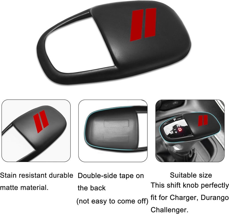 SENSHINE Gear Shift Knob Head Cover for Dodge Vehicles - Image 3