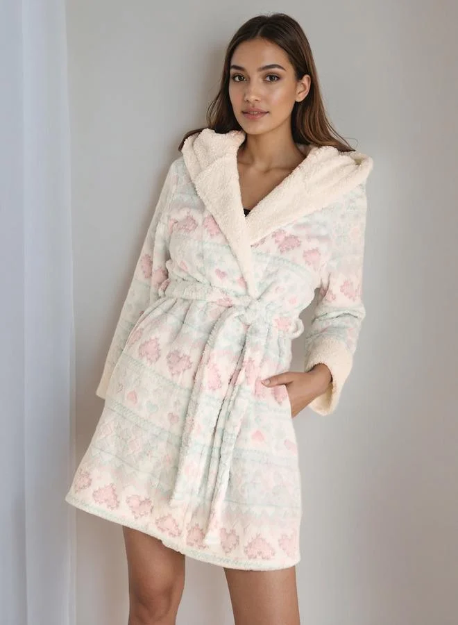 سبلاش فيڤ روب نوم بغطاء رأس وجيب