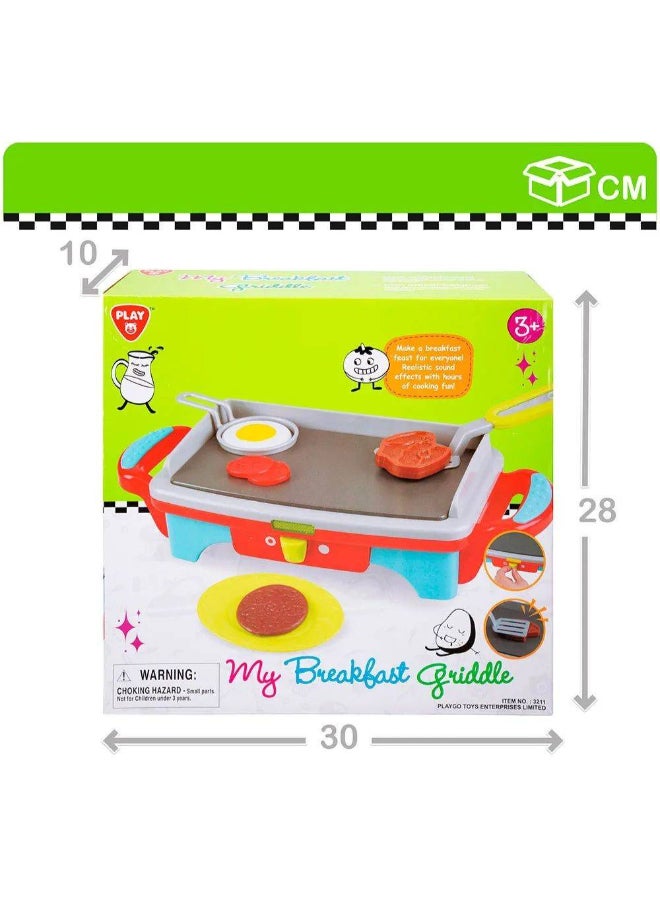PlayGo My Breakfast Griddle Playset (8 Pieces) - Image 1