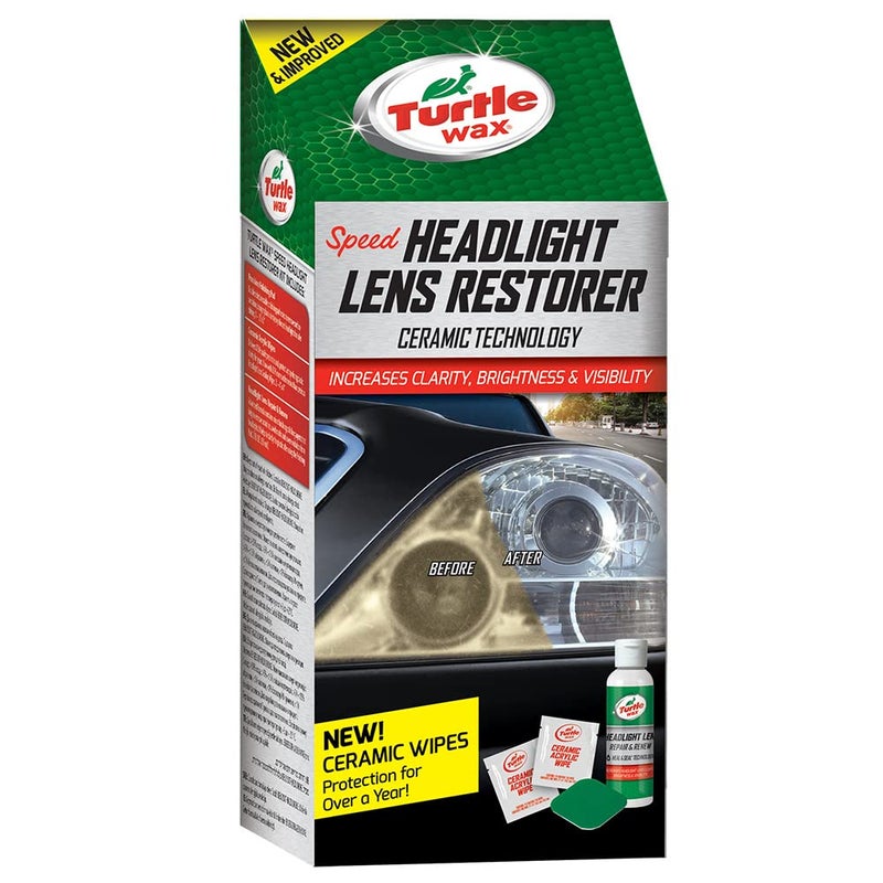 TurtleWax Turtle Wax Halogen Headlight Lens Restoration Cleaner Kit For All Cars - Image 1