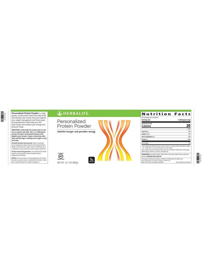 Herbalife Body Health Package | 500 gm Vanilla Flavor mula-1 Nutritional Shake with 400 gm Personalized Protein Powder in pack of 2 - Image 4